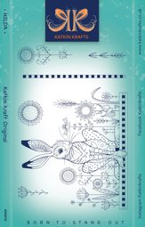 Bild von Creative Expressions 6"X8" Clear Stamp Set By Katkin Krafts-Hilda
