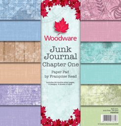 Bild von Woodware Double-Sided Paper Pad 8"X8" 24/Pkg-Junk Journal Chapter 1 By Francoise Read