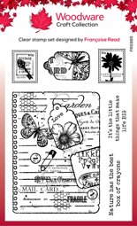 Bild von Woodware Clear Stamps 4"X6"-Singles Garden Journal
