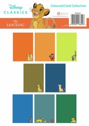 Bild von Creative World Of Crafts Disney Coloured Card Pack-The Lion King