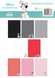 Bild von Creative World Of Crafts Disney Coloured Card Pack-101 Dalmatians