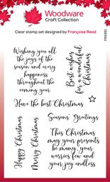 Bild von Woodware Clear Stamp 4"X6"-Singles Loving Christmas