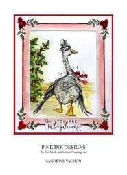 Bild von Pink Ink Designs 6"X8" Clear Stamp Set-In The Beak Midwinter