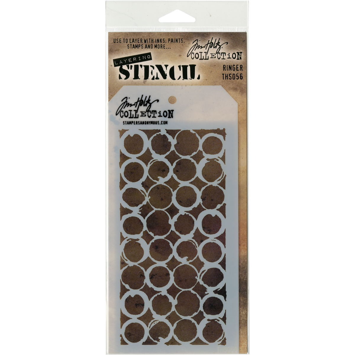 Bild von Tim Holtz Layered Stencil 4.125"X8.5"-Ringer