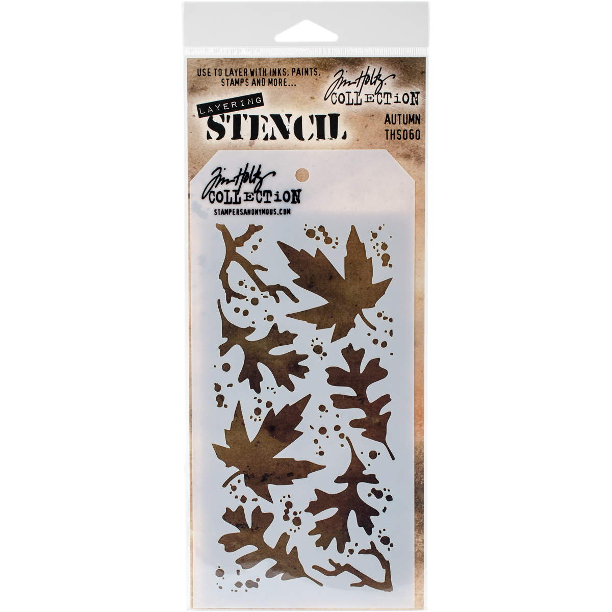 Bild von Tim Holtz Layered Stencil 4.125"X8.5"-Autumn