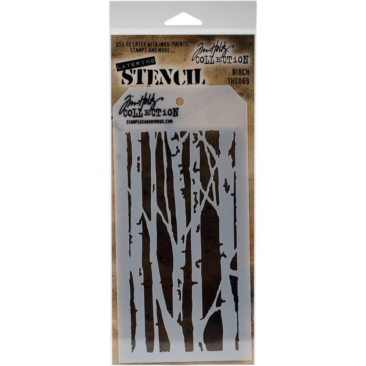 Bild von Tim Holtz Layered Stencil 4.125"X8.5"-Birch