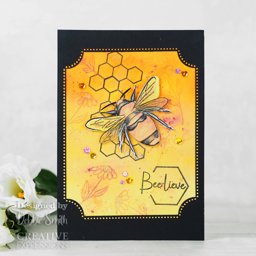 Bild von Creative Expressions A5 Clear Stamp Set By Bonnita Moaby-Queen Bee