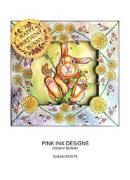 Bild von Pink Ink Designs A5 Clear Stamp Set-Hunny Bunny