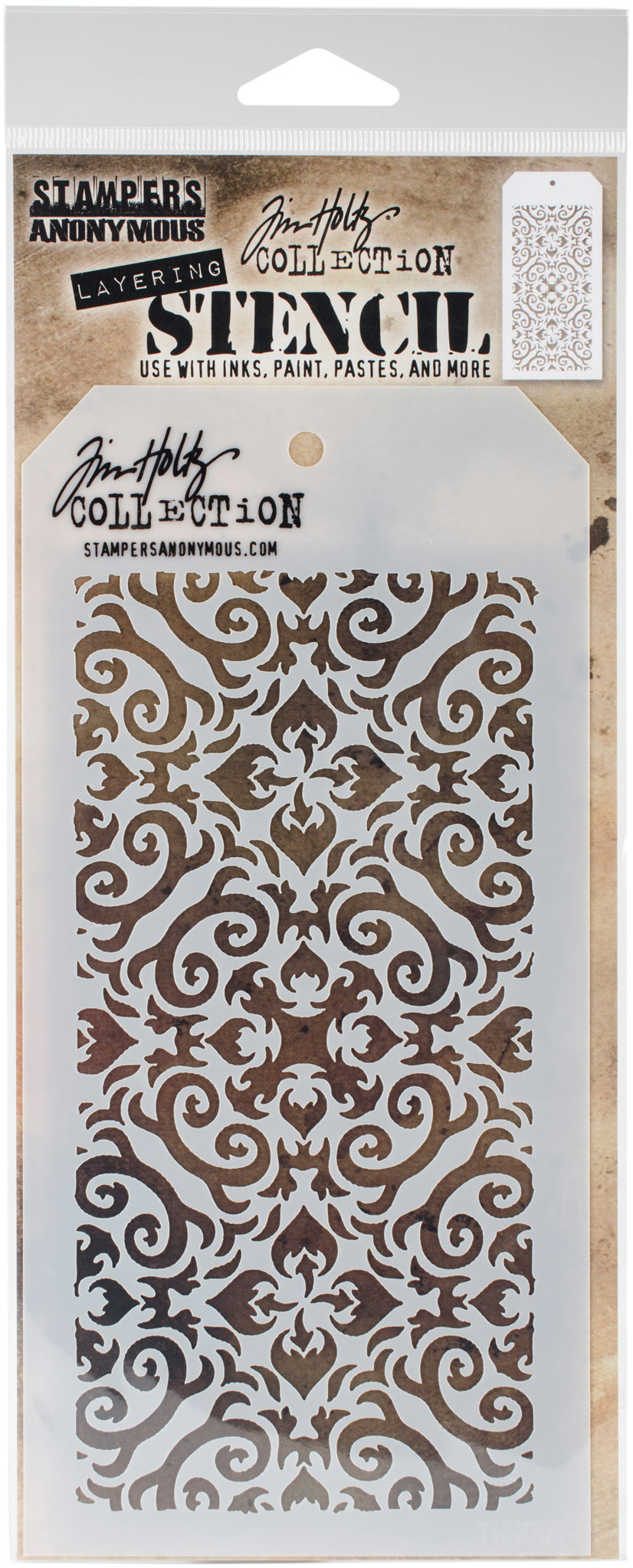 Bild von Tim Holtz Layered Stencil 4.125"X8.5"-Flames