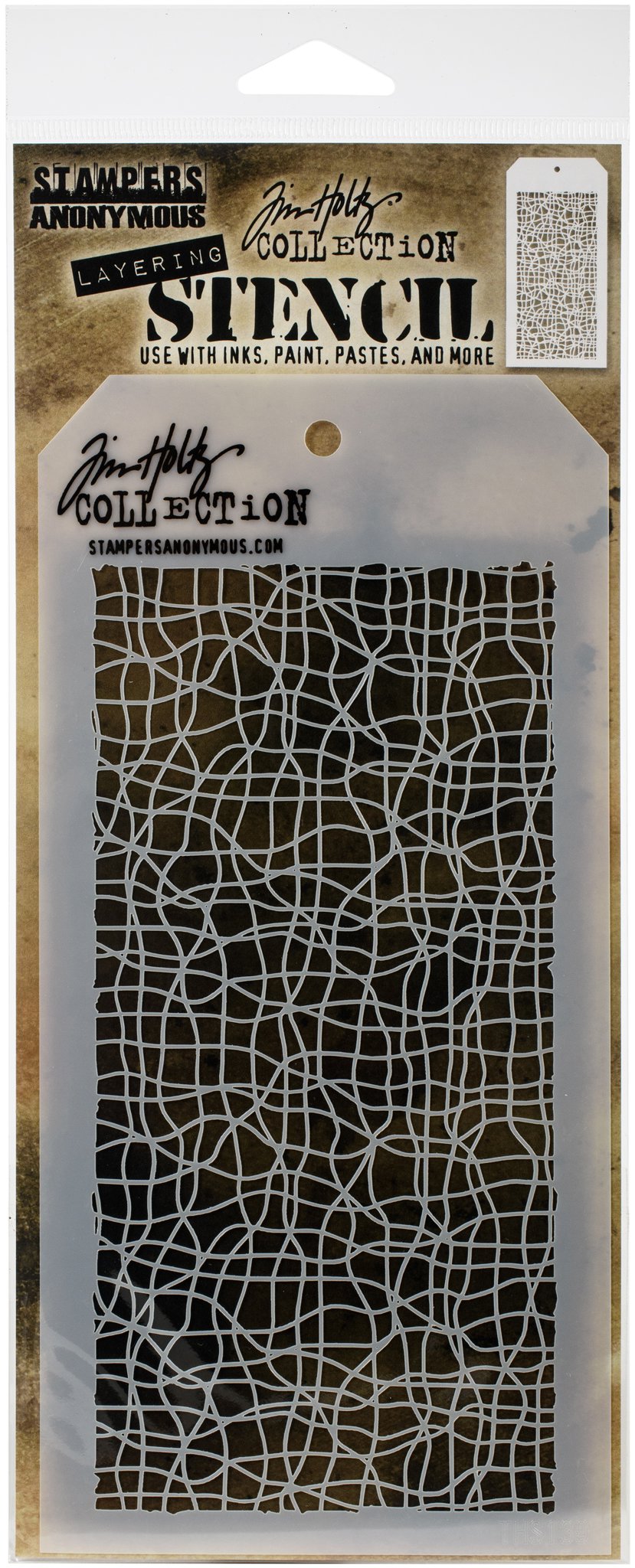 Bild von Tim Holtz Layered Stencil 4.125"X8.5"-Tangles -Layered