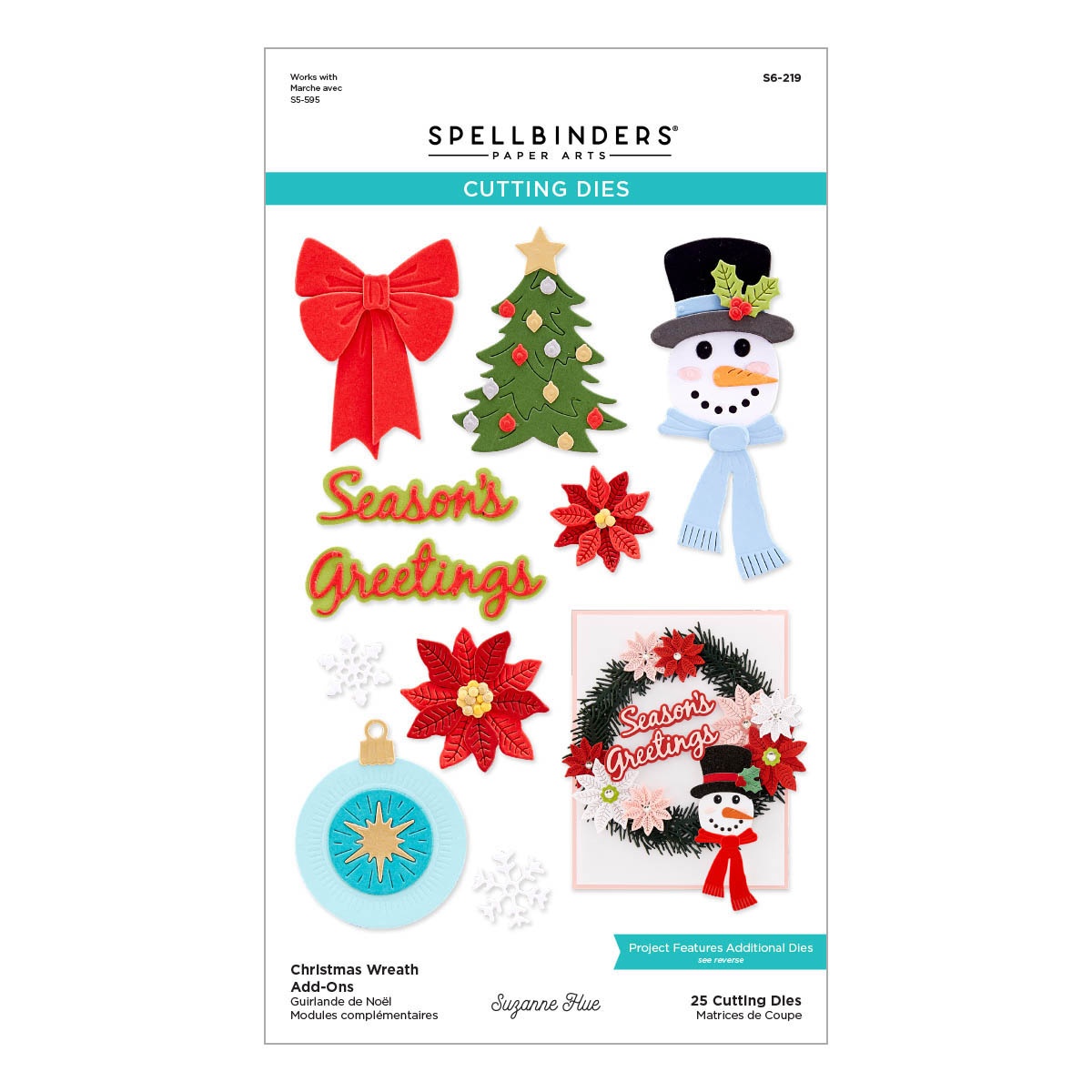 Bild von Spellbinders Shapeabilities Dies By Becca Feeken-Venise Lace-Hemstitch Rectangles