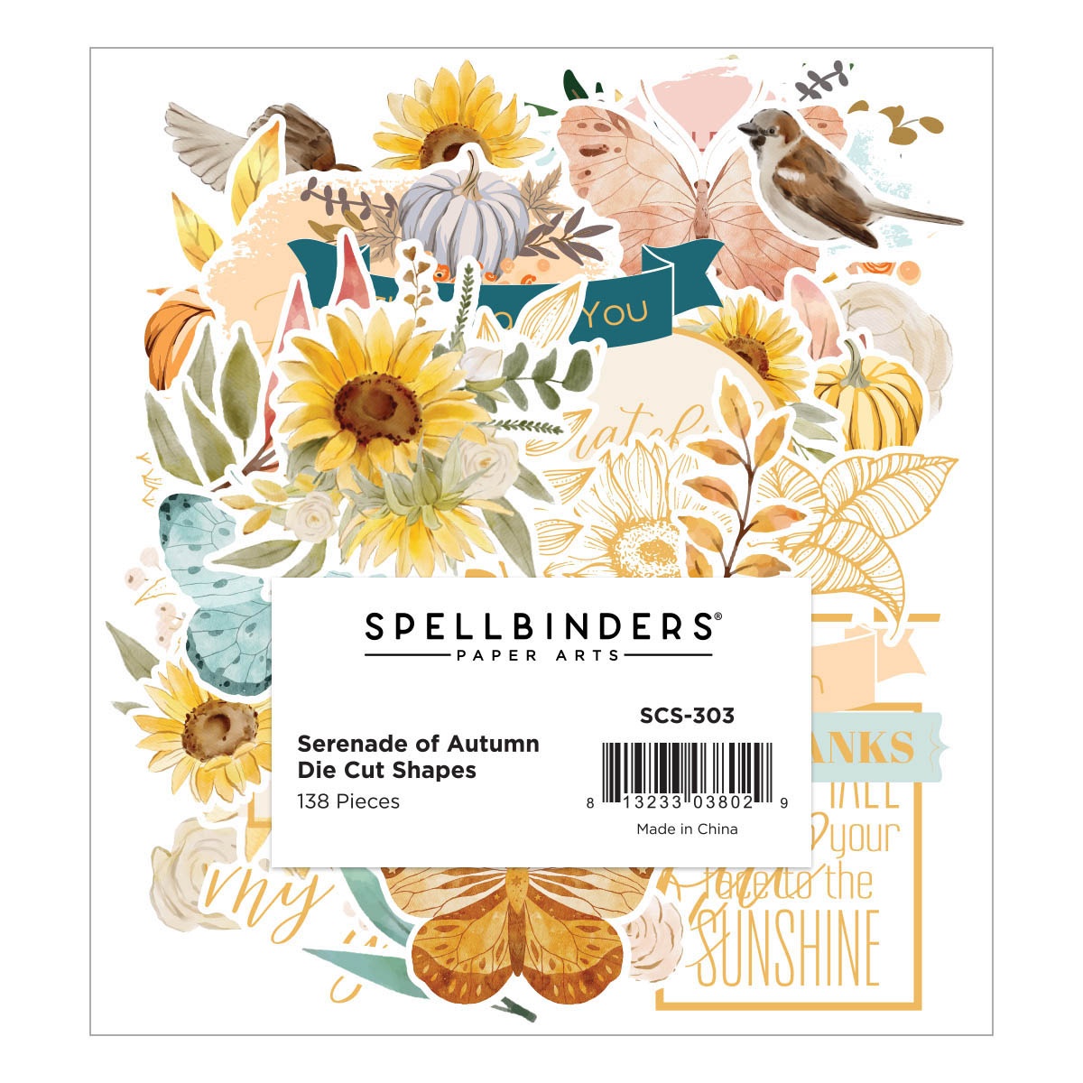 Bild von Spellbinders Printed Die-Cuts-Serenade Of Autumn