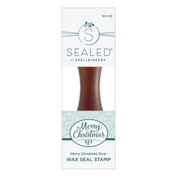 Bild von Spellbinders Wax Seal Stamp-Merry Christmas Oval
