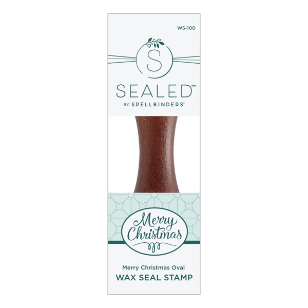 Bild von Spellbinders Wax Seal Stamp-Merry Christmas Oval