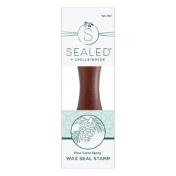 Bild von Spellbinders Wax Seal Stamp-Pine Cone Spray