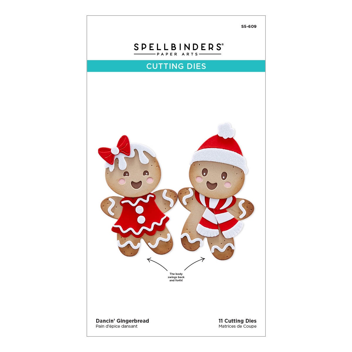 Bild von Spellbinders Etched Dies-Dancin' Gingerbread