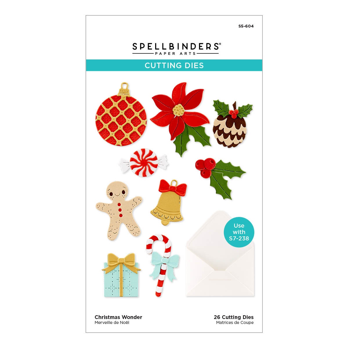 Bild von Spellbinders Etched Dies-Envelope Of Wonder - Christmas Wonder