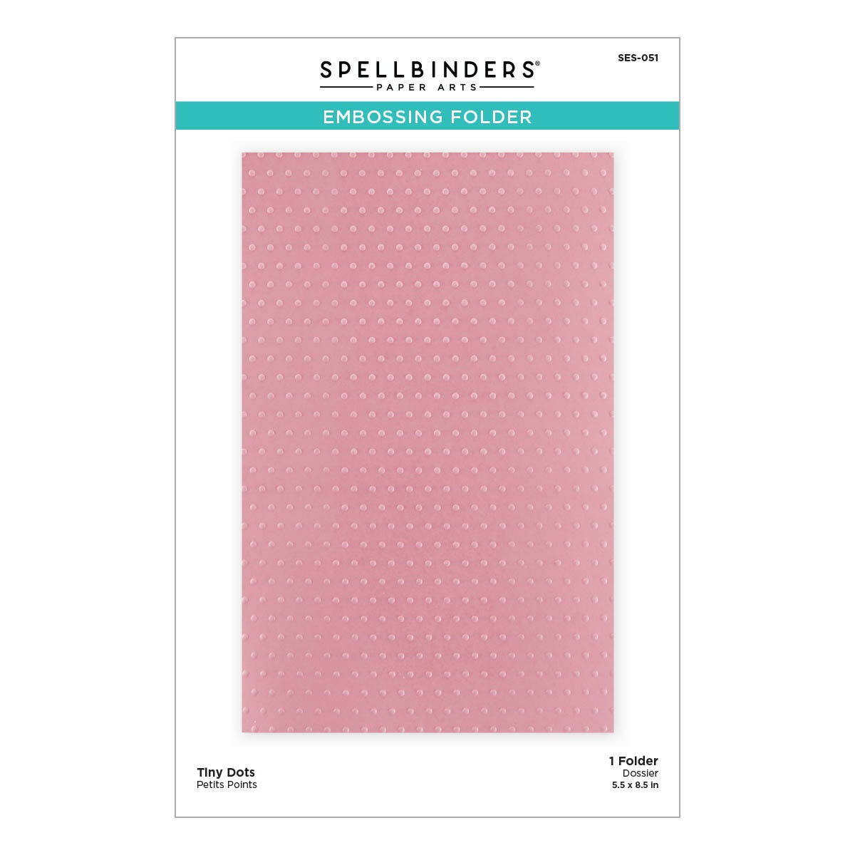 Bild von Spellbinders Embossing Folder-Tiny Dots