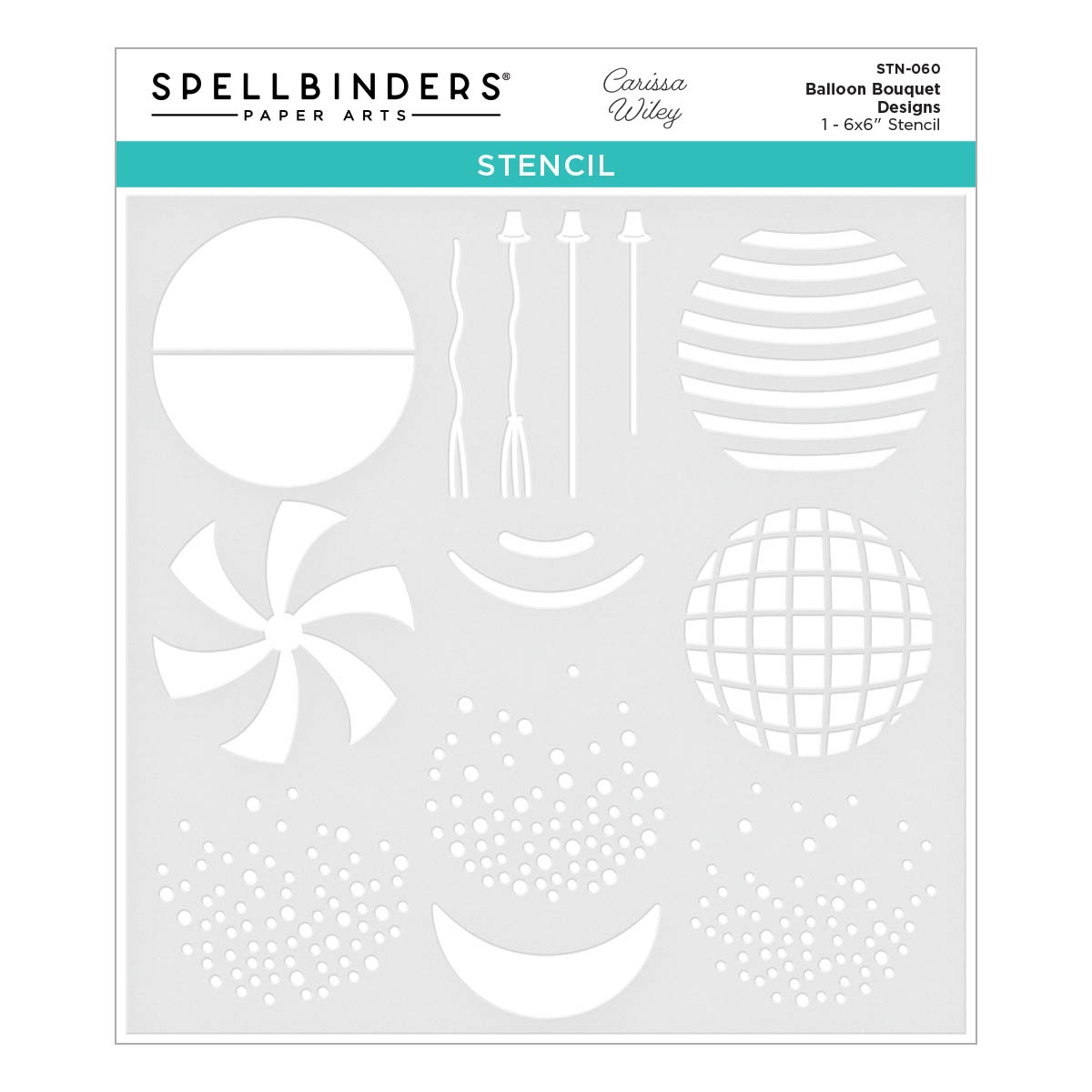 Bild von Spellbinders Stencil-Balloon Bouquet