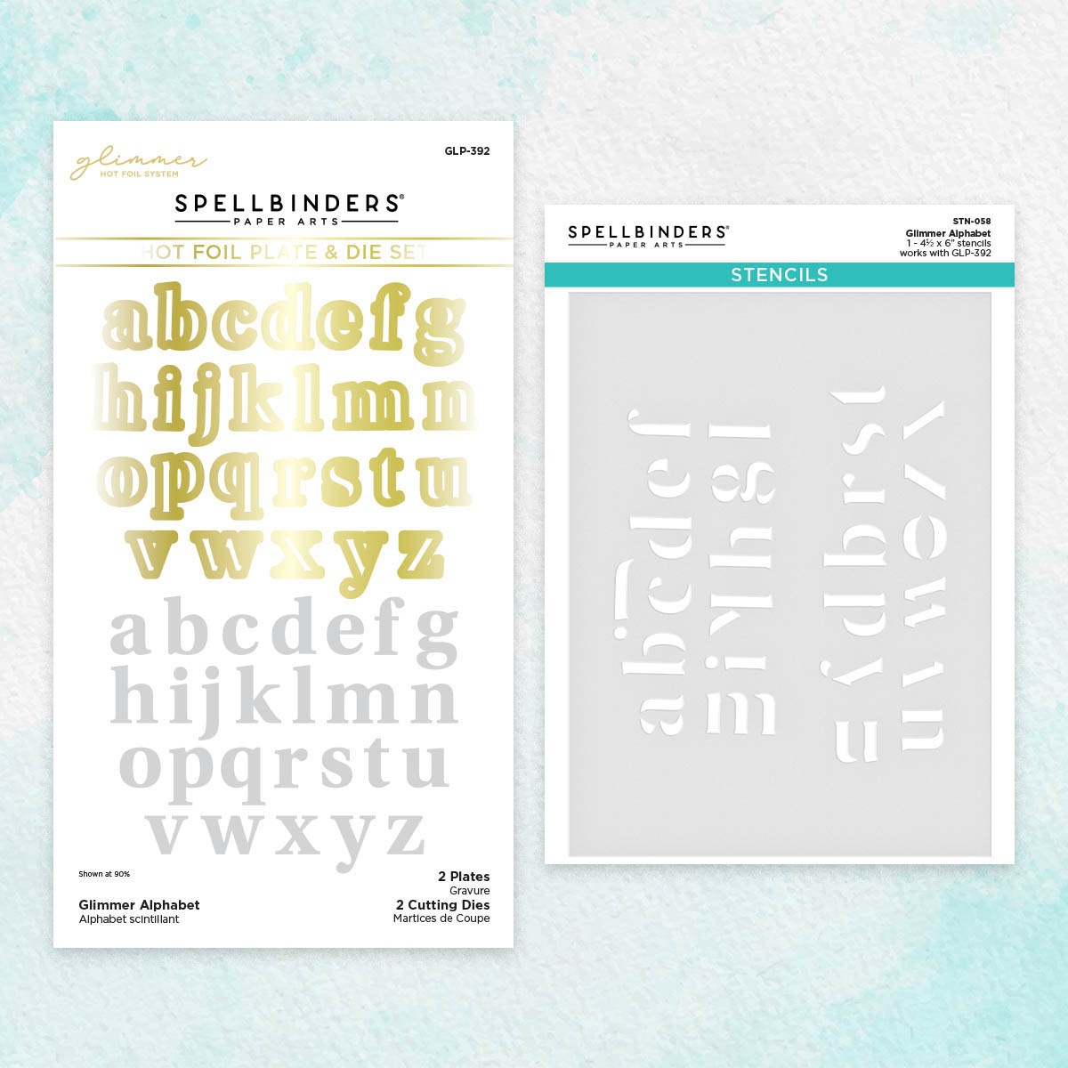 Bild von Spellbinders Glimmer Bundle-Alphabet