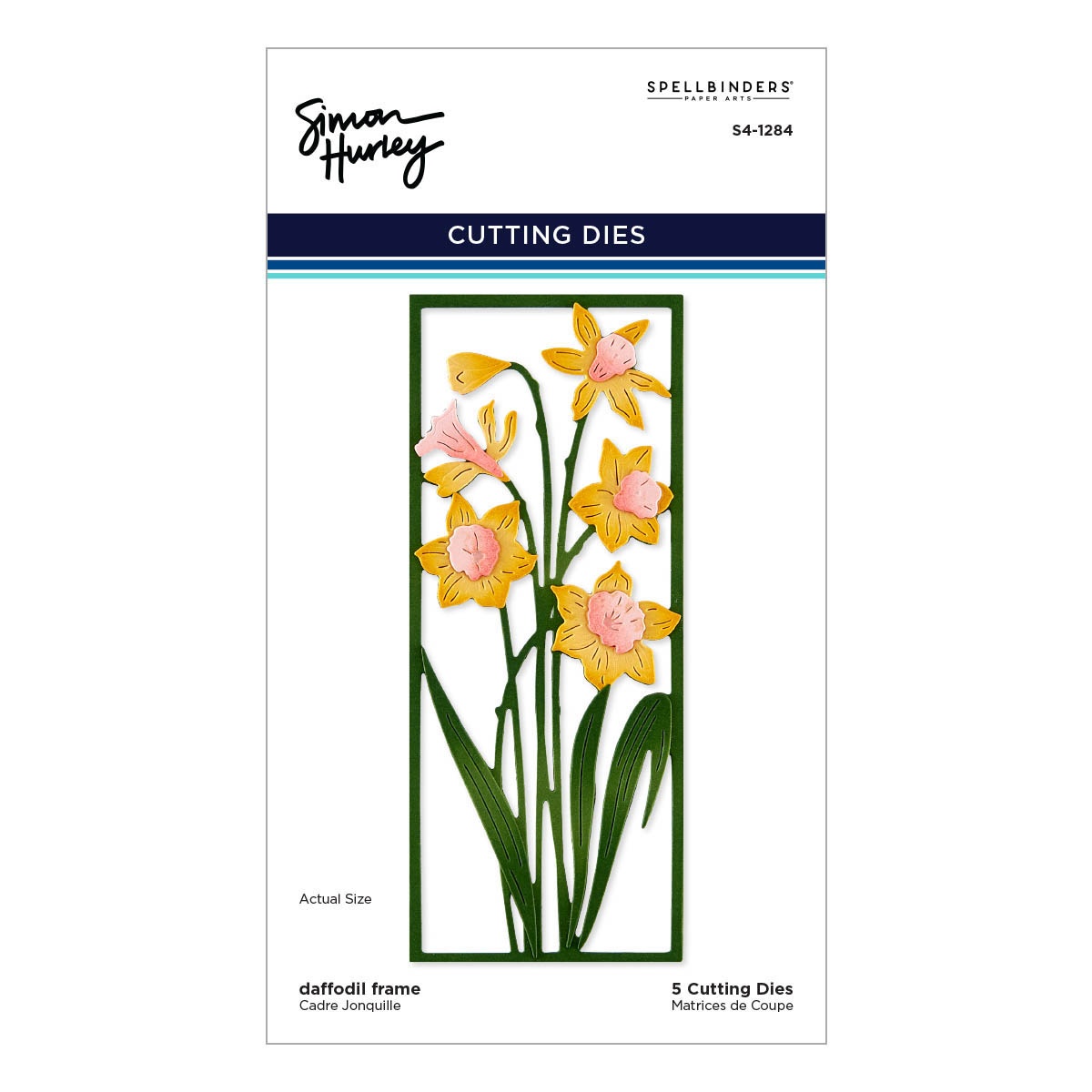 Bild von Spellbinders Etched Dies By Simon Hurley-Daffodil Frame - Photosynthesis