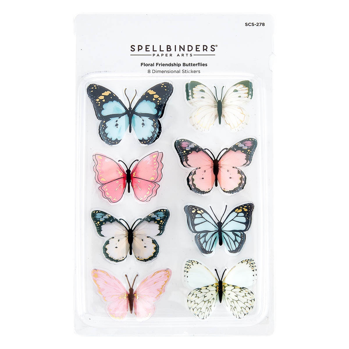 Bild von Spellbinders Dimensional Stickers-Butterfly