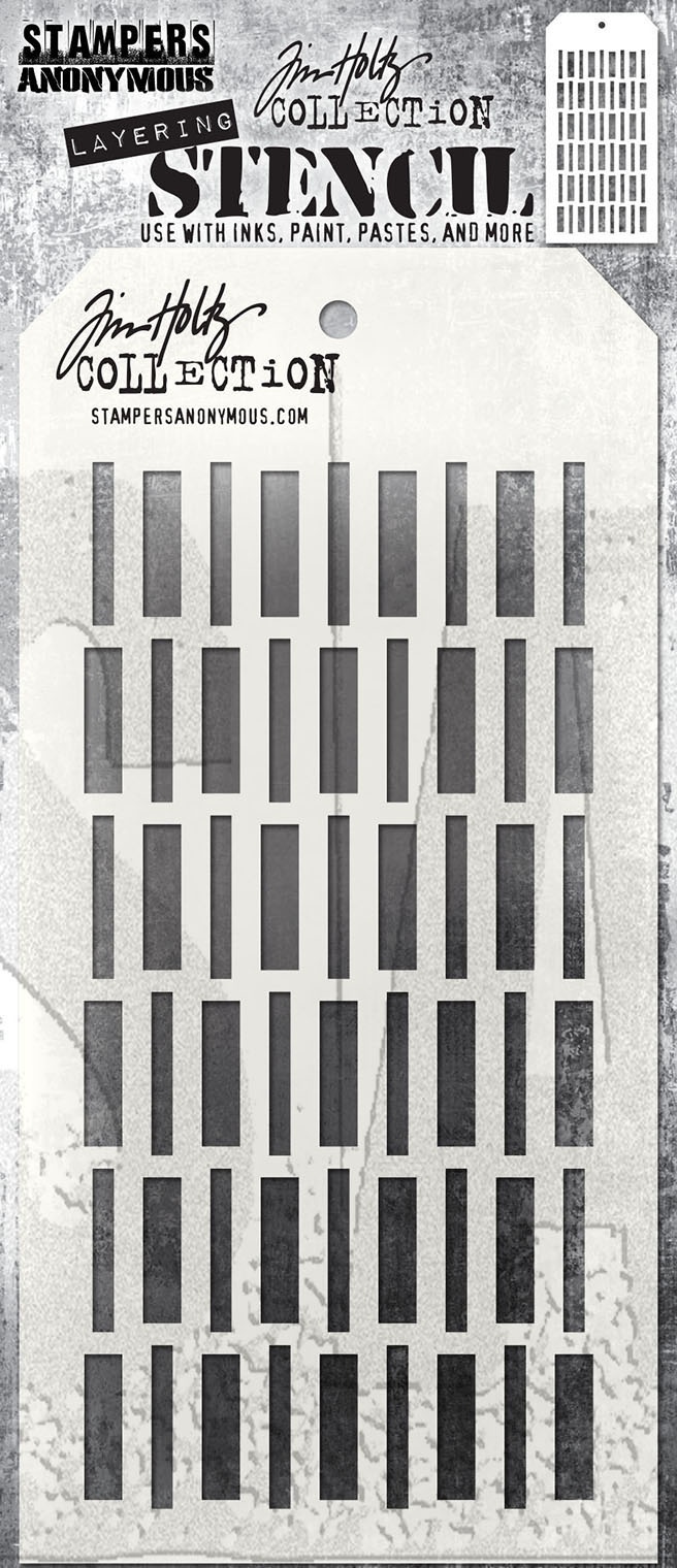 Bild von Tim Holtz Layered Stencil 4.125"X8.5"-Sticks