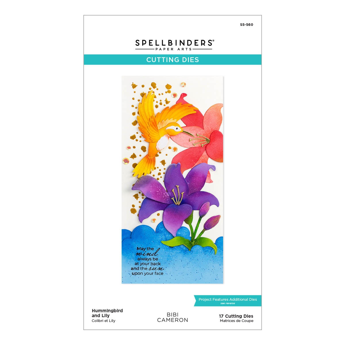 Bild von Spellbinders Etched Dies By Bibi Cameron-Hummingbird And Lily