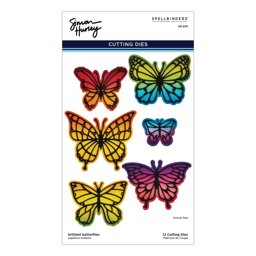 Bild von Spellbinders Etched Dies By Simon Hurley-Brilliant Butterflies -Metamorphosis