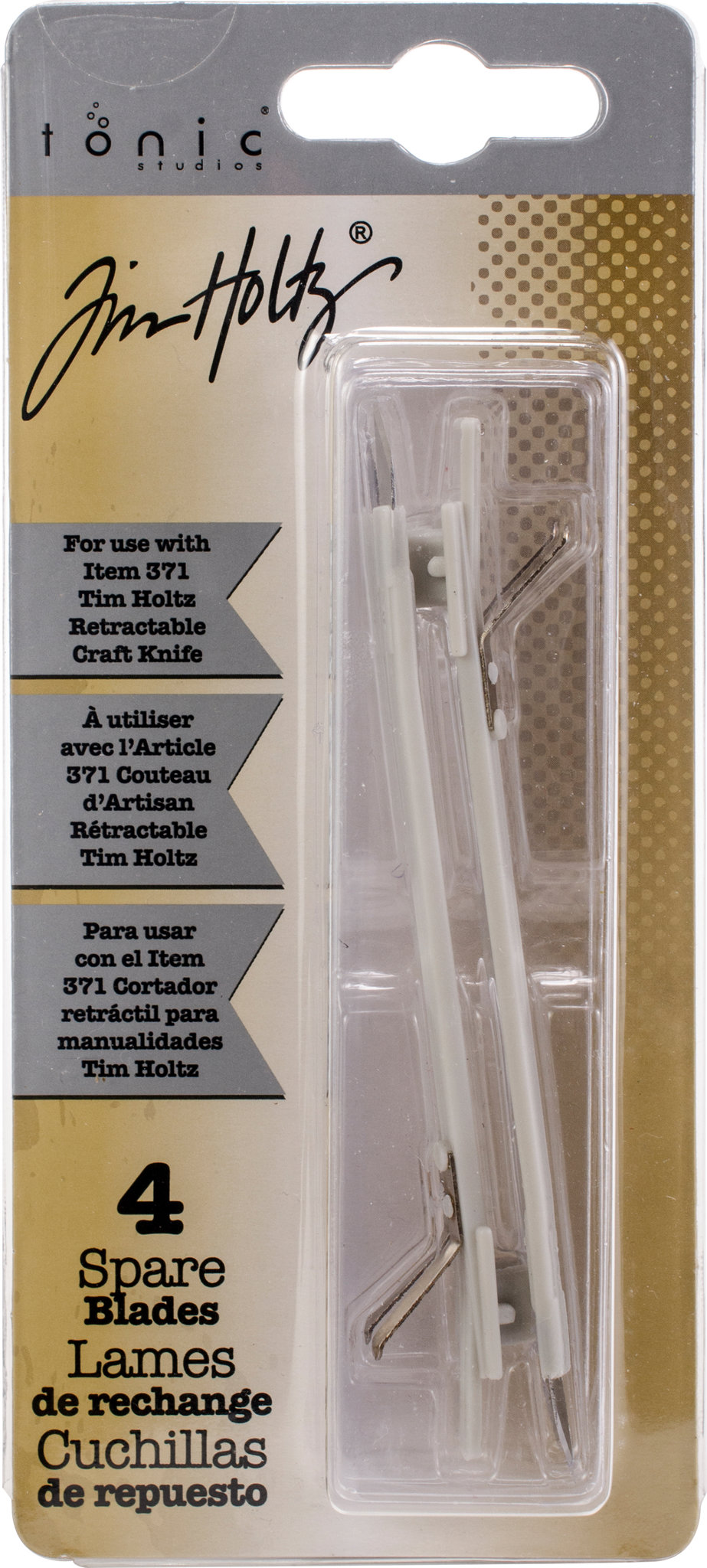 Bild von Tim Holtz Retractable Craft Knife Refill Blades 4/Pkg-For T371