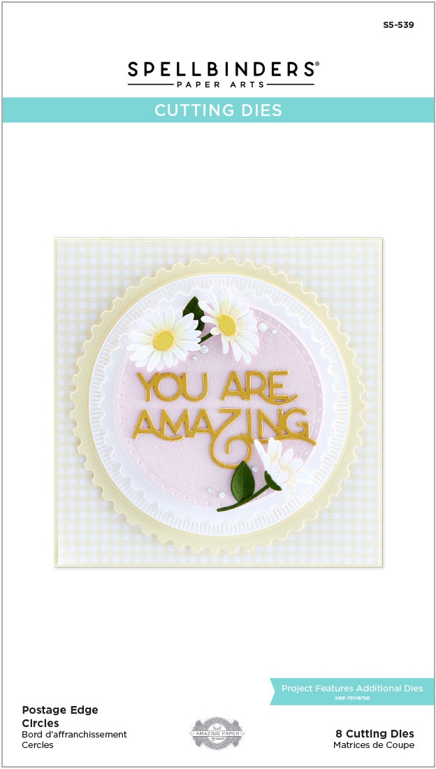 Bild von Spellbinders Etched Dies By Becca Feeken-Postage Edge Circles