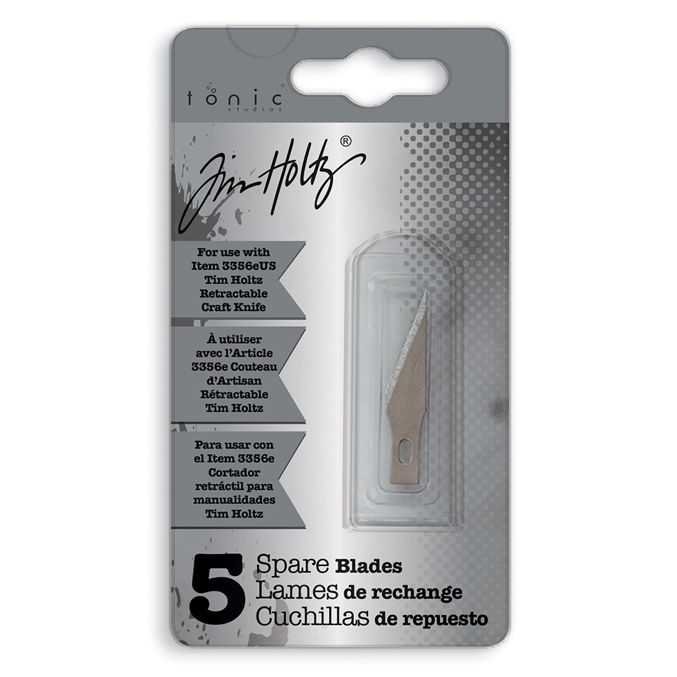 Bild von Tim Holtz Retractable Craft Knife Refill Blades 5/Pkg-For 3356E