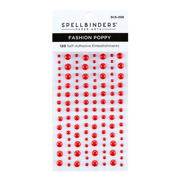 Bild von Spellbinders Fashion Essentials Pearl Dots-Poppy