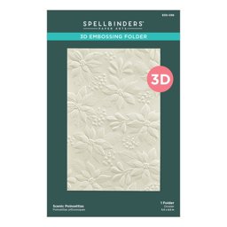 Bild von Spellbinders 3D Embossing Folder 5.5"x8.5"-Scenic Poinsettias