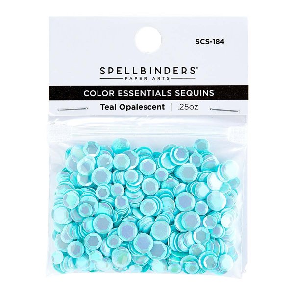 Bild von Spellbinders Opalescent Color Essentials Sequins-Teal