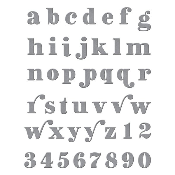 Bild von Spellbinders Etched Dies-Be Bold Lowercase Alphabet & Numbers