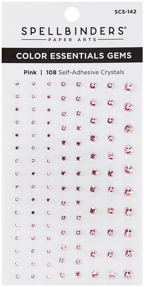 Bild von Spellbinders Color Essentials Gems 108/Pkg-Pink Mix