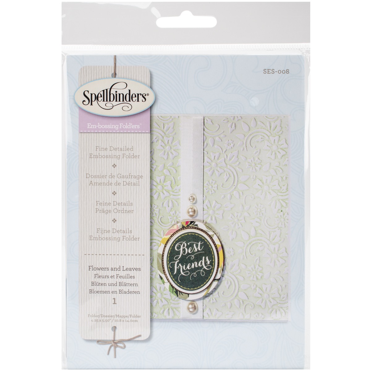 Bild von Spellbinders Embossing Folder Small-Flowers & Leaves