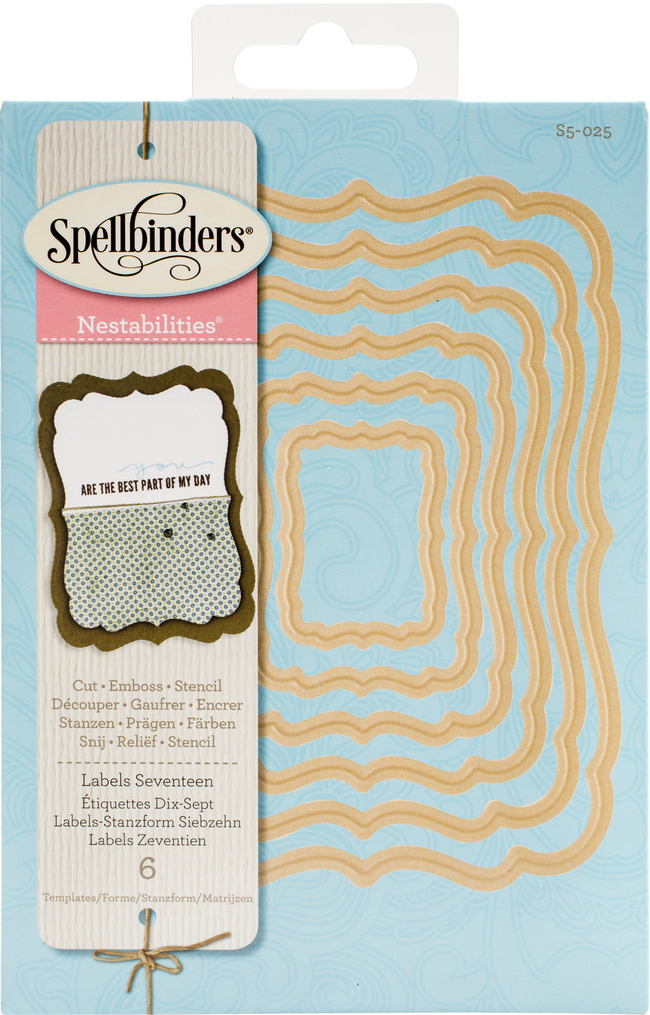 Bild von Spellbinders Nestabilities Dies-Labels 17