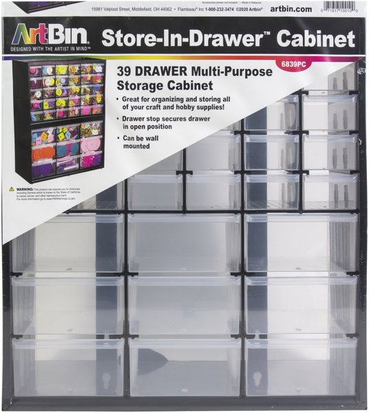 Bild von ArtBin Store-N-Drawer Cabinet-14.375"x6.25"x17.875" 39 Drawers