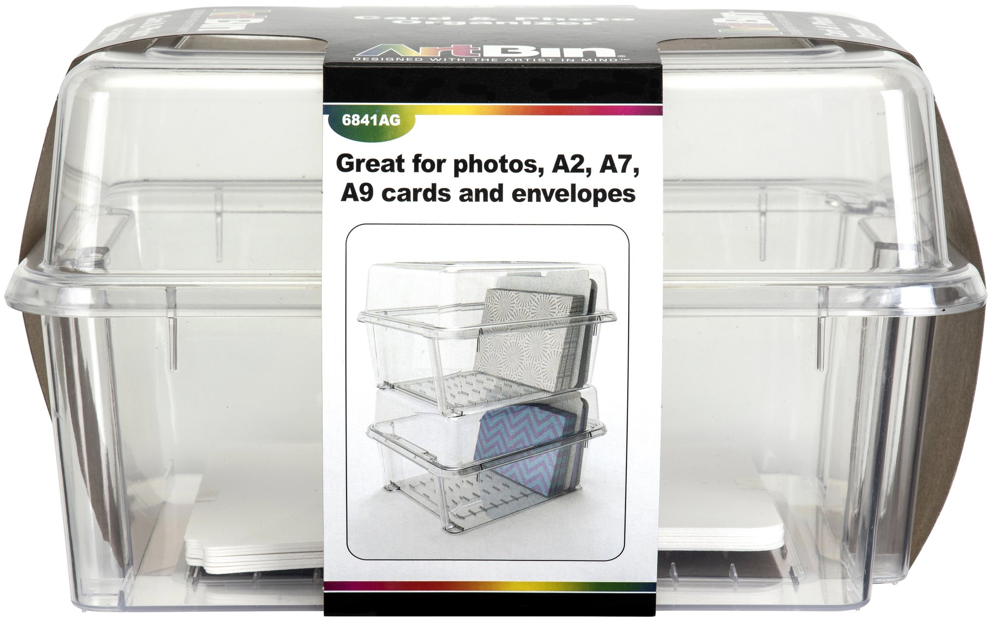 Bild von ArtBin Card & Photo Storage Box-4"X8.25"X1" Clear