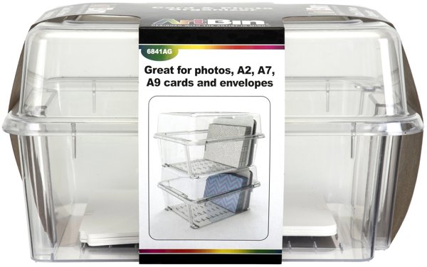Bild von ArtBin Card & Photo Storage Box-4"X8.25"X1" Clear