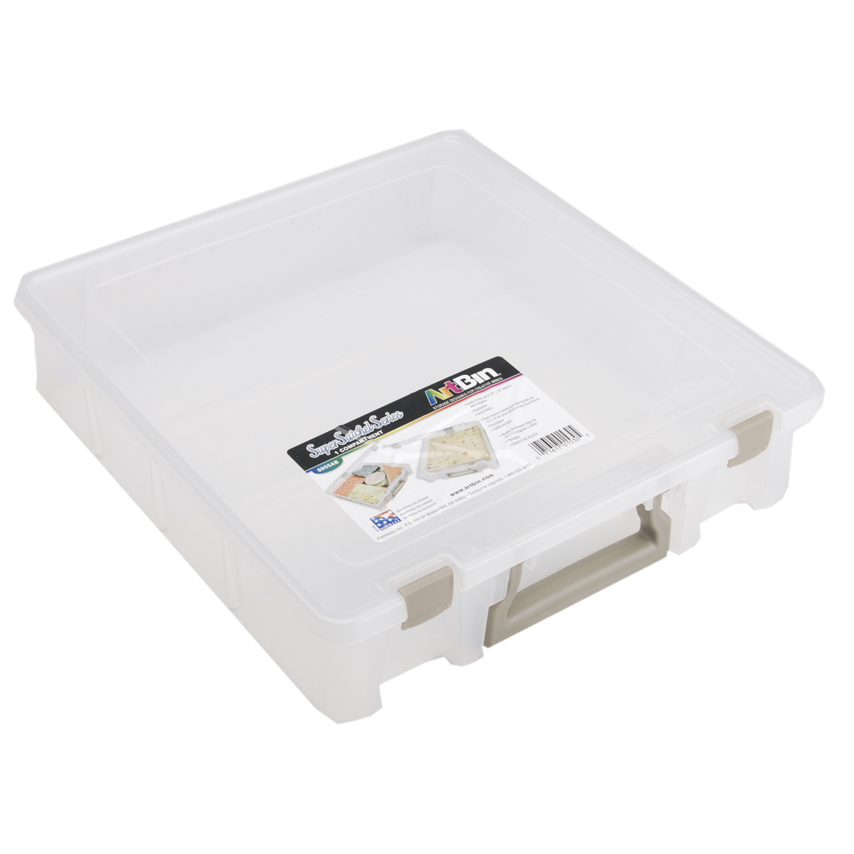 Bild von ArtBin Super Satchel Single Compartment -15.25"X14"X3.5" Translucent