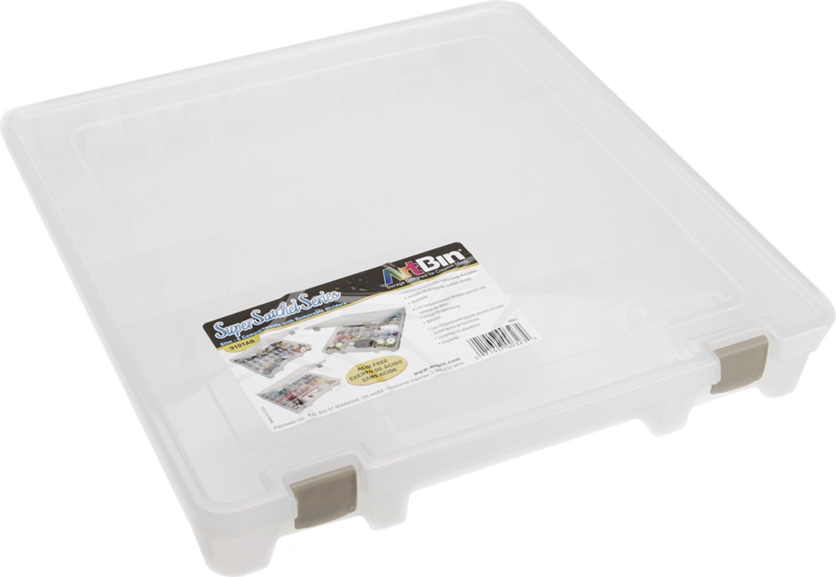 Bild von ArtBin Super Satchel Slim 8-28 Compartments -15.25"X14"X2" Translucent