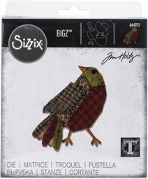 Bild von Sizzix Bigz Die By Tim Holtz-Patchwork Bird