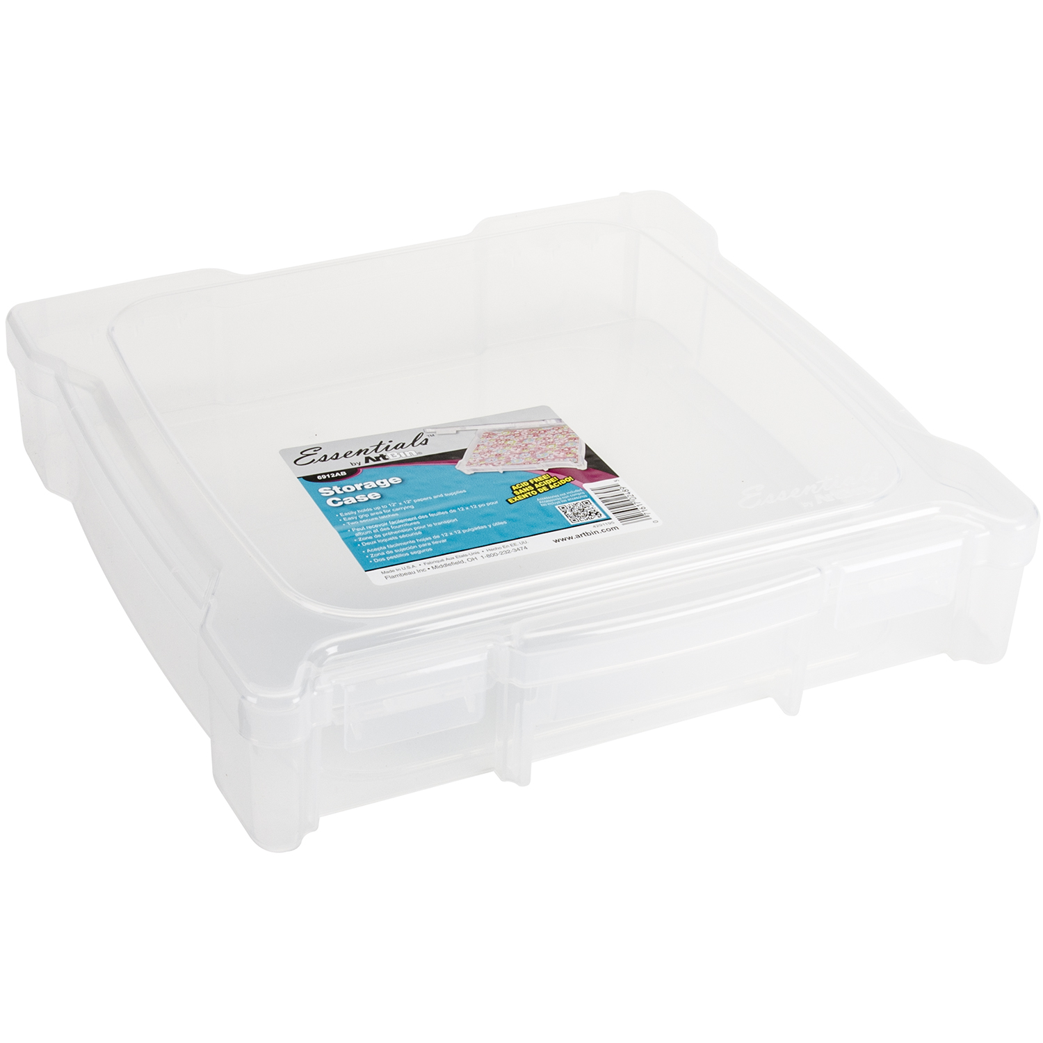 Bild von ArtBin Essentials Box-14.125"X13.625"X3" Translucent