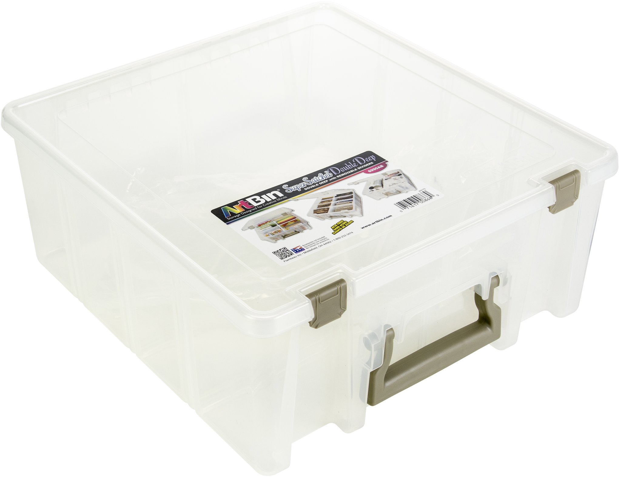 Bild von ArtBin Super Satchel Double Deep-15.25"X14"X6.25" Translucent