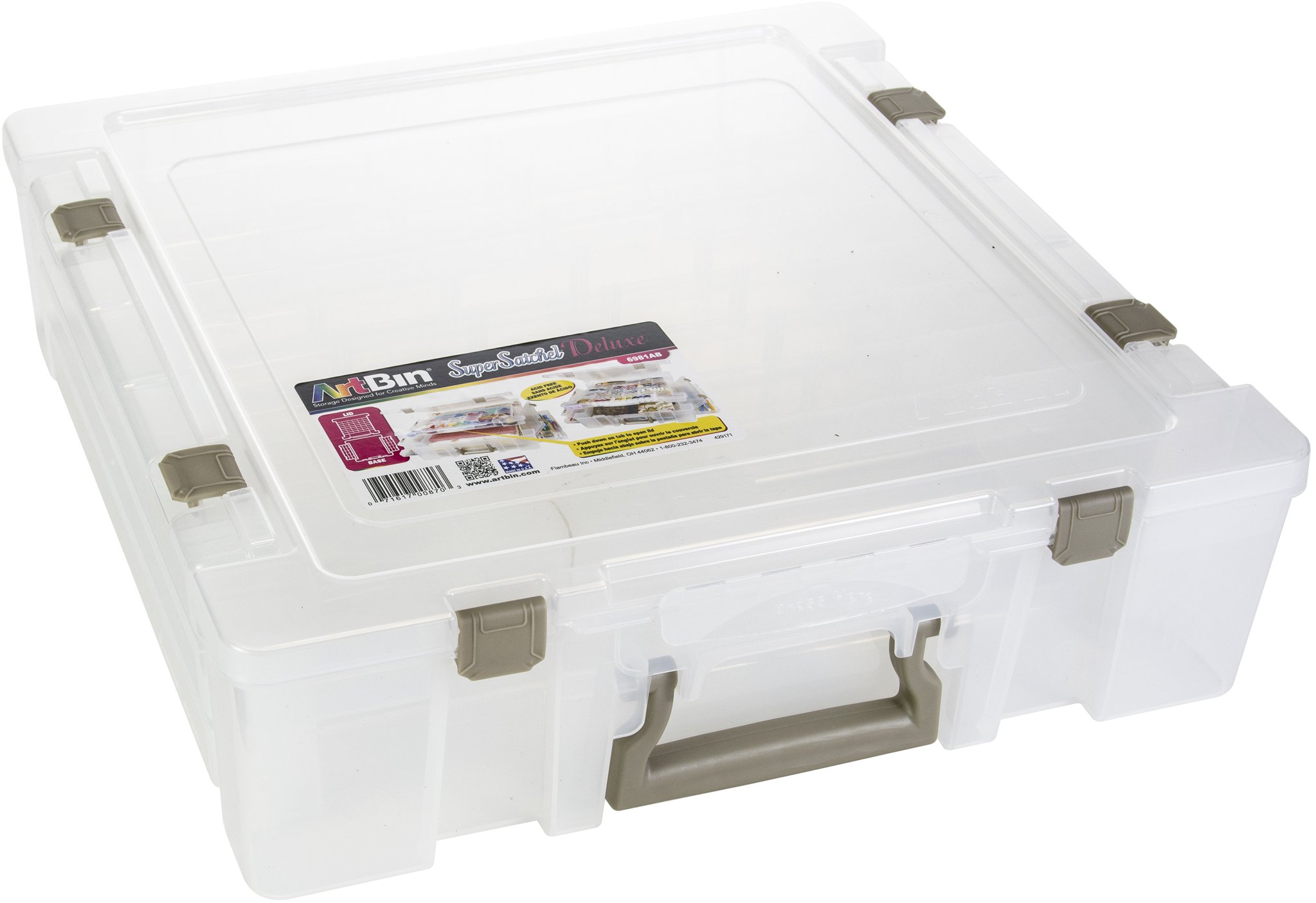 Bild von ArtBin Super Satchel Deluxe-17.25"X16.75"X5" Translucent