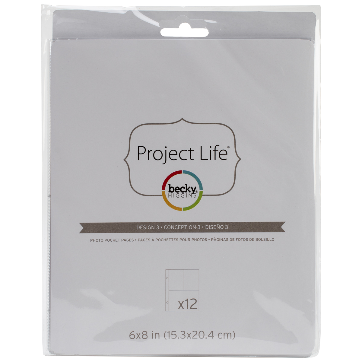 Bild von Project Life Photo Pocket Pages 6"X8" 12/Pkg-Design 3