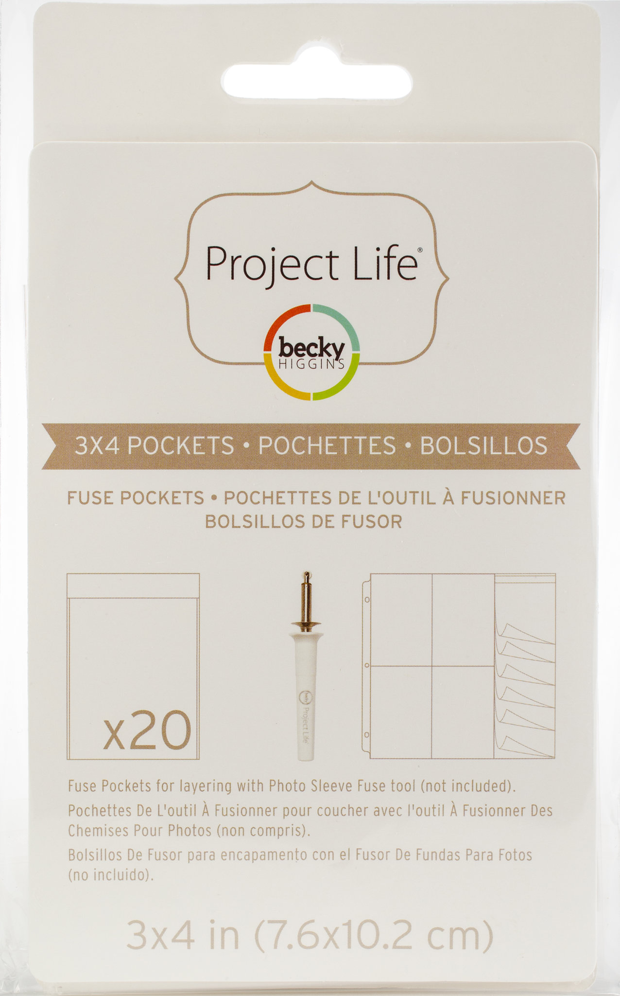 Bild von Project Life Photo Fuse Sleeves 20/Pkg-3"X4"